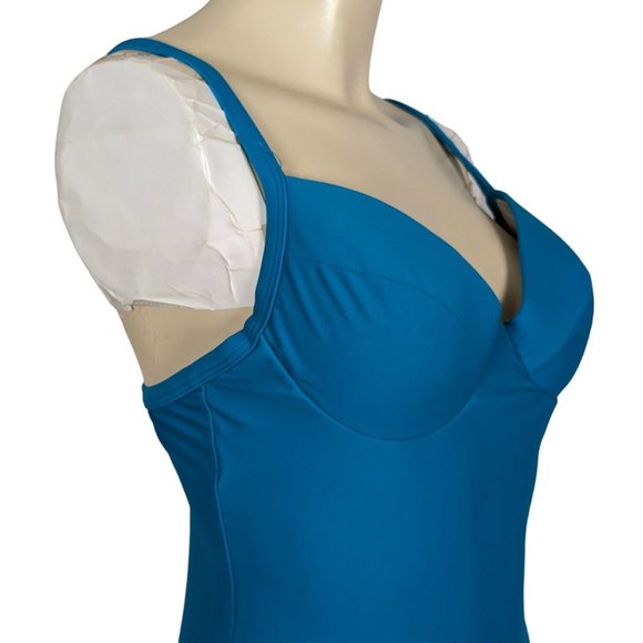 Sun Streak by Newport News one piece Swimsuit Vintage Size 10 - Picture 6 of 12